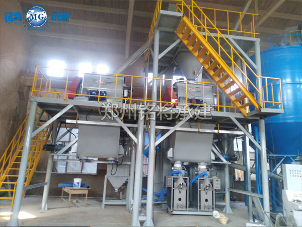 年產(chǎn)10萬噸干混站案例，無錫東駿達建材廠