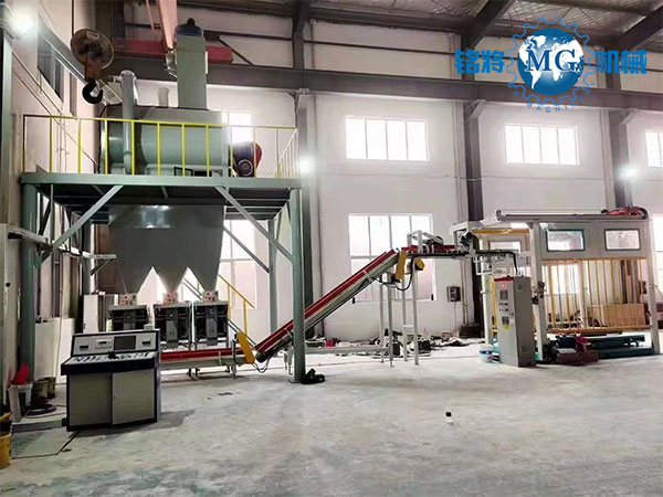 江蘇張家港輕質(zhì)石膏砂漿自動(dòng)化生產(chǎn)線安裝收尾！馬上準(zhǔn)備試機(jī)啦！