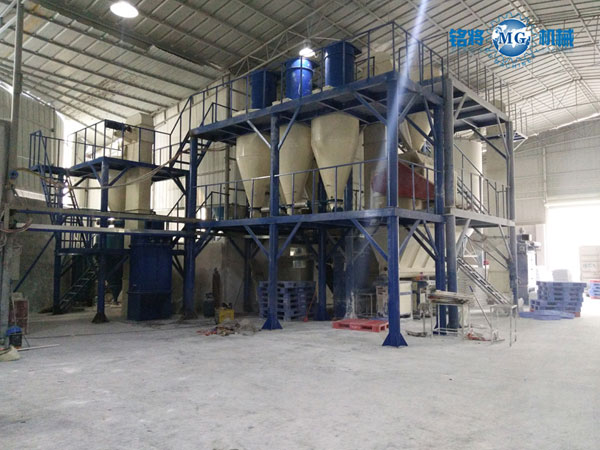 干粉砂漿生產(chǎn)線是如何防止粉塵的？