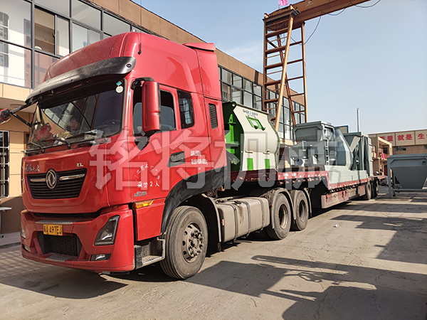 四立方主機，時產15噸生產線，發(fā)往江蘇連云港