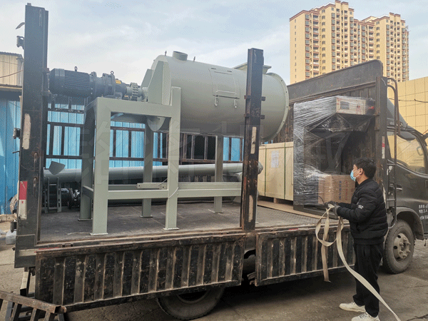 簡易干粉砂漿生產(chǎn)線交付物流！